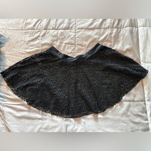 SHEIN Elegant Black Crochet Swim Coverup